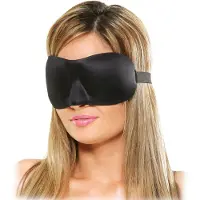 Pipedream - Fetish Deluxe Fantasy - brede, zachte slaapmasker (zwart)