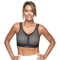 Swegmark level 4 sportbh Net Impact Force zwart female | Maat: E 85