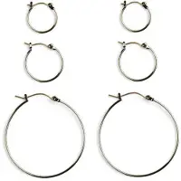 Pieces oorbellen PCBELINDA - goudkleurig (set van 3) female