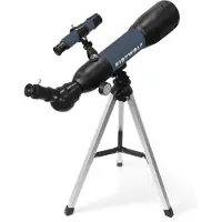 KIDYWOLF KIDYTELESCOPE Astronomische Telescoop voor Kinderen – 18x & 60x Vergroting, 50mm Lens, Tafelstatief, Kompas, Barlow Lens, 7+