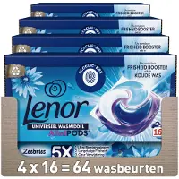 Lenor Wasmiddel Pods - Zeebries - 4 x 16 stuks