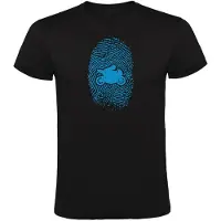Kruskis Motorbiker Fingerprint T-shirt Met Korte Mouwen