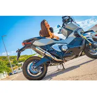 Gpr Exhaust Systems Deeptone Inox Honda Forza 750 2021-2024 E5 Round Gehomologeerde Slip On Uitlaatdemper
