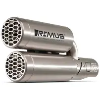 Remus Double Mesh For Vespa Gts 300 Hpe From 2021 Euro 5 Ec Niet Gehomologeerde Demper
