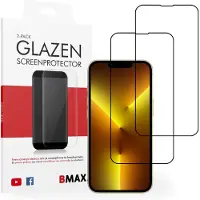 BMAX 2-pack iPhone 13 Pro Glazen Screenprotector - Full Cover