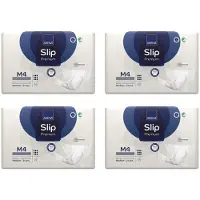 Abena Incontinentie Slip Premium M4 - Eendelig Verband ter Bescherming van Zwaar Urineverlies en (Dunne) Ontlasting - Perfecte Aansluiting door Flexibele Sluitstrips - 84 Stuks