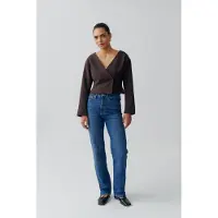 Gina Tricot  - High straight jeans - High waist jeans - Blauw - 36 - Dames
