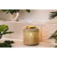 Invicta Decoratieve lantaarn CANDLELIGHT 20cm pastelgroen metaal handgemaakte lantaarn - 43828