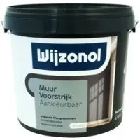 Wijzonol Muurvoorstrijk Aankleurbaar 2,5 LTR - Wit