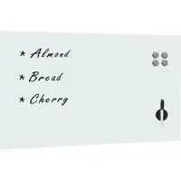 vidaXL Magneetbord wandmontage 120x60 cm glas