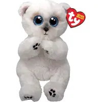 TY Knuffelbeer "Polar Bär", 17 cm