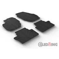 GledRing Volvo V70/XC70 2007-2016 Rubbermatten Zwart