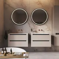 HiPP Spiegel design phantom 003 met verlichting incl. Spiegelverwarming