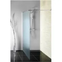 Sapho Inloopdouche walk-in 80x190 cm met muurprofiel chinchilla glas