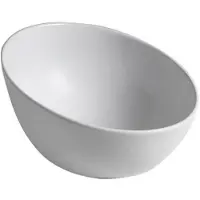Hak Waskom dome obliquo rond 44.5 cm keramiek wit