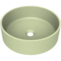 Arcqua case opbouw waskom rond 40 mat pastel groen
