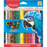 MAPE MAPED ETUI 24 CRAY ANIMALS COLORPEPS