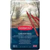 Derwent Drawing 12 tekenpotloden in blik