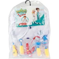 Toi-Toys verkleedset dokter junior polyester wit 10-delig