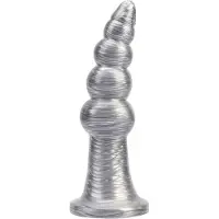 CHISA Novelties - Silver Buttplug - Colt Bisley - Zilver L