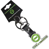 Rock Off Type O Negative - Negative Emblem & Text Logo Sleutelhanger - Groen