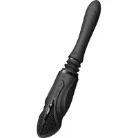 Zalo - Sesh - Verwarmende Stotende Vibrator met Afstandsbediening - Obsidian Zwart