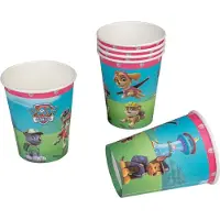 Tib Feestbekers Paw Patrol 260 Ml Karton Roze 6 Stuks