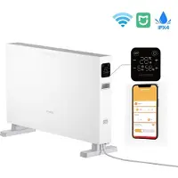 OEM Comnox - 2200W Elektrische Convector Verwarming met APP-bediening - IPX4 Waterdicht - Stille Convectie - WiFi en Mi Home Compatibel - Touchscreen en Slimme Temperatuurregeling 16-28°C