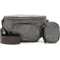 Tamaris Schoudertas Mona Crossover Bag Darksilver Zilverkleurig