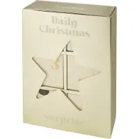 Yehwang adventkalender - Golden star - Goudkleurig - Stainless steel