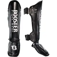 Booster Fight Gear - Scheenbeschermer - V3 - Zwart - Maat XL