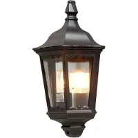 Konstsmide Firenze 7229-750 Buitenlamp (wand) Spaarlamp, LED E27 100 W Zwart