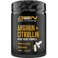 German Elite Nutrition L-Arginine + L-Citrulline - 320 capsules - 1100 mg per capsule - Citrulline + Arginine Basis in 1:1 verhouding - Premium Aminozuren