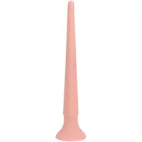 Kiotos XXL dildo van 40 cm lang met diameter van 18 mm > 45 mm - blanke beige