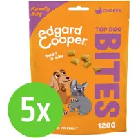 Edgard & Cooper Bite Chicken Small 120 gram - Hondensnack - 5 verpakkingen