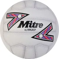 Mitre Ultragrip Netball Ball Wit 5 Kinderen