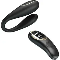 Pretty Love - Nathan - Partner Vibrator - Afstandsbediening met LED Display - Zwart
