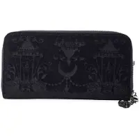 Banned - Velvet Chadelier Dames portemonnee - Zwart