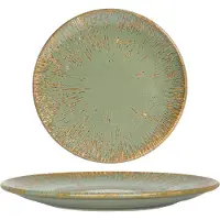 Bonna Dessertbord sage snell porselein 23 cm set van 6