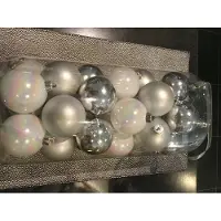 Timstor 30 stuks Kerstballen Wit/Zilver 6cm onbreekbaar