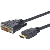 VivoLink 10m HDMI - DVI-D 10m HDMI DVI-D Zwart