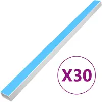 vidaXL Kabelgoot zelfklevend 60x60 mm 30 m PVC