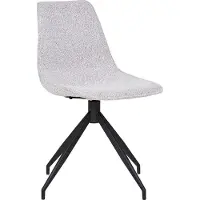 House Nordic Eetkamerstoel Monaco - Bouclé - Zand - Draaibaar - Set van 2