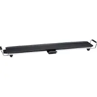 Alpina Teppanyaki Bakplaat XXL - Bakplaat - 100x20cm - 2000W - Regelbare Thermostaat - Anti-Aanbaklaag - Zwart