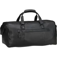 Burkely Minimal Mason Weekender reistas Leder 57 cm zwart