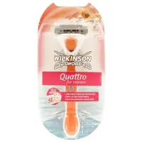 Wilkinson Scheermes Quattro Papaya 1UP - 1 Scheersysteem