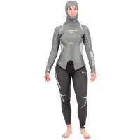 Cressi Free 3.5 Mm Woman Freediving Wetsuit Grijs 2XS Vrouw