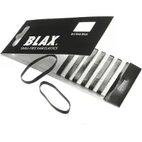 Blax - Snag-Free Hår Elastikker SORT 4mm 8 stk.