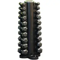 PT Essentials Pro Hexa Dumbbellset 1 t/m 10 kg incl. toren