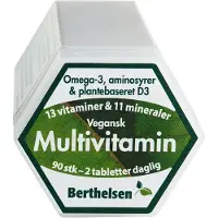 Berthelsen Naturprodukter - Vegansk Multivitamin 90 stk.